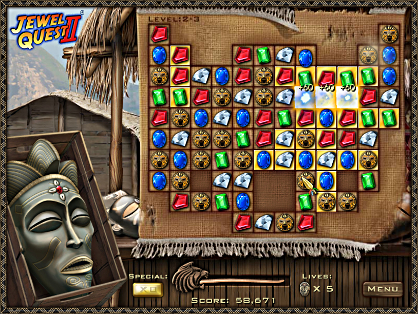 Jewel quest ii more jewel matching action awaits you in this fun