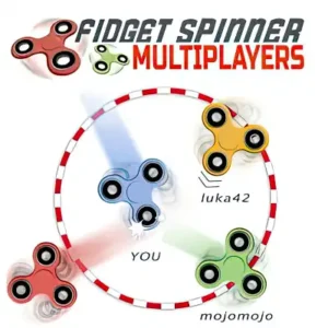 Fidget spinner multiplayers