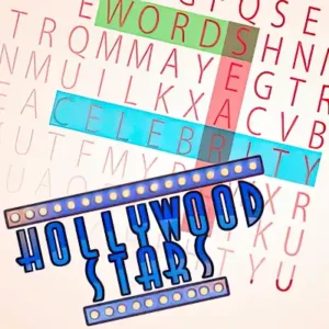 Words Search : Hollywood Stars