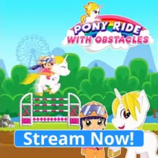 Pony Ride With Obstacles
